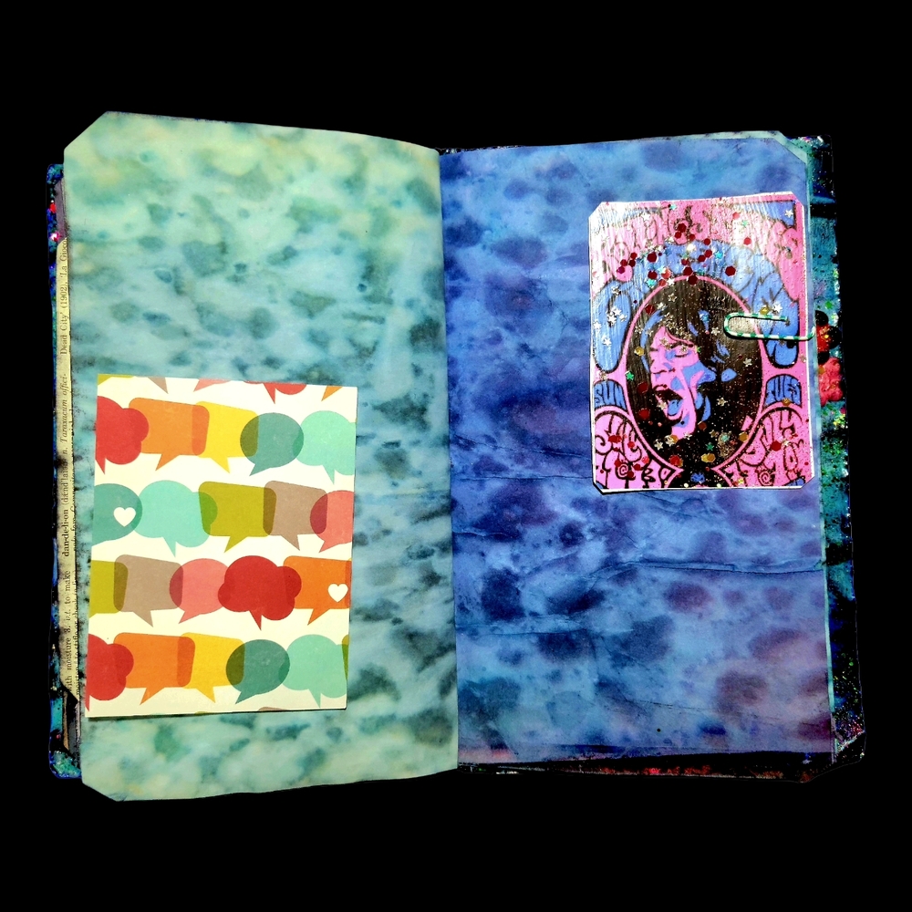 Grateful Dead Music Inspired Junk Journal Handmade Vintage Creative Notebook - Picture 10 of 13